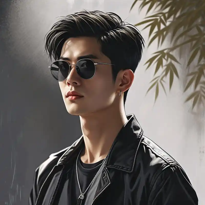 真人风格的男生头像👦超酷超拽😎