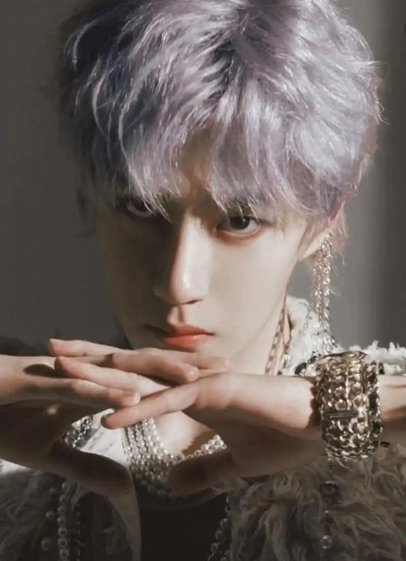 现在很少看见王一博染发了,这次巴黎秀染了银发,不过网友还是给银发p