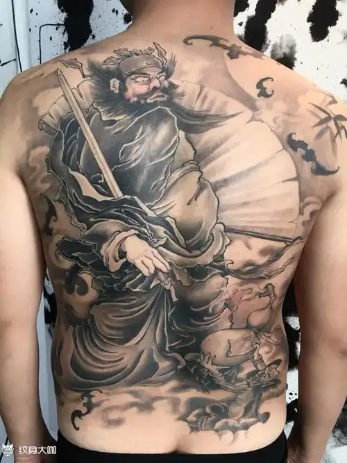 钟馗_纹身图案手稿图片_子畏的纹身作品集