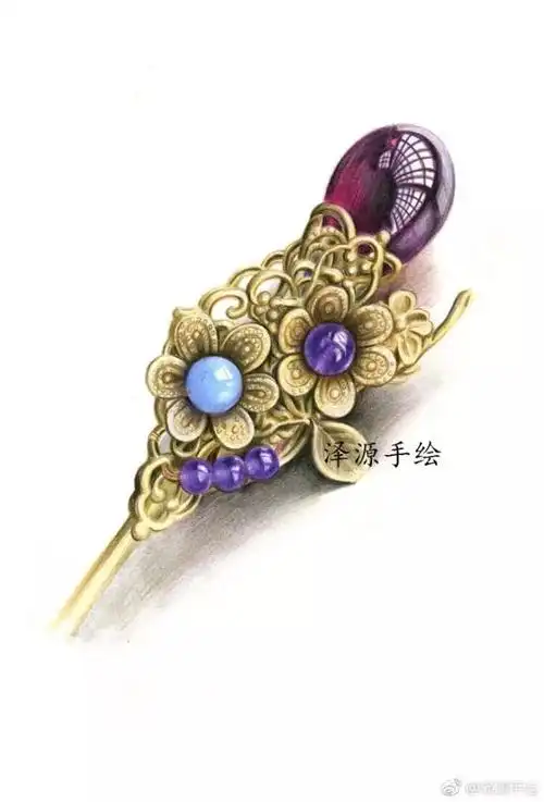 【作品】彩铅手绘——红色手链