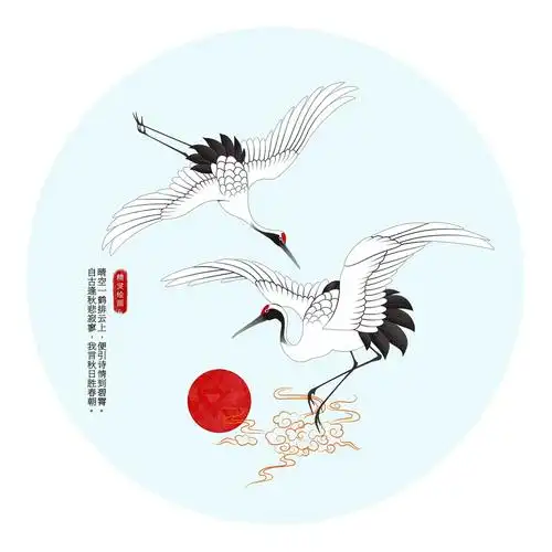 祥云仙鹤|平面|图案|精灵绘画 - 原创作品 - 站酷 (zcool)