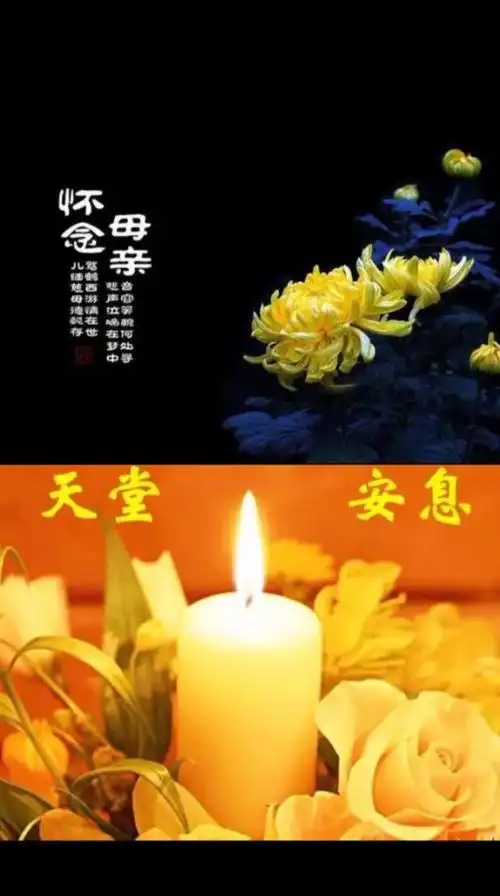 祝愿我天堂里的妈妈母亲节快乐!050505儿子永远想念您
