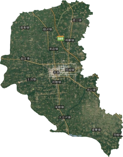 丰县高清卫星地图