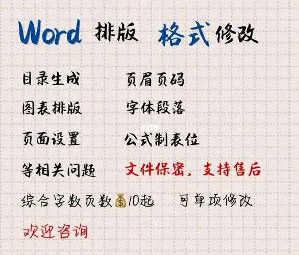 word排版格式修改wps排版