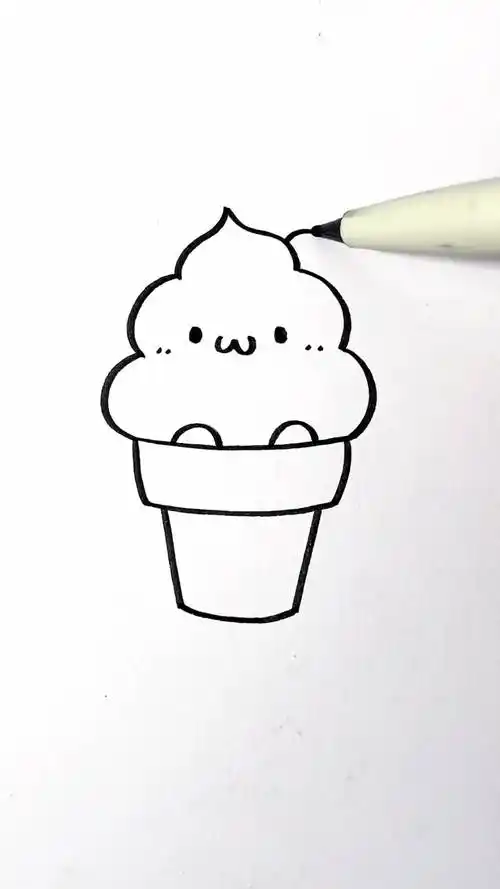 教你画一个可爱的冰激凌-母婴亲子视频-搜狐视频