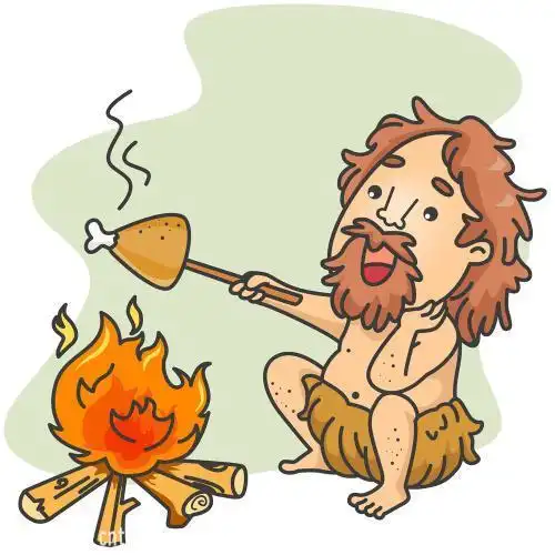 手绘原始人的生活图景手抄报手绘手抄报