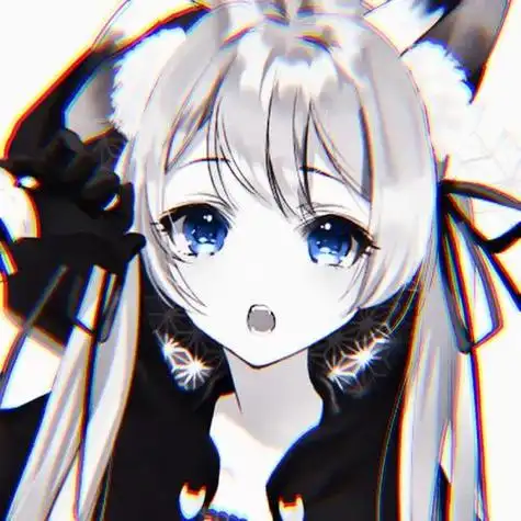 高冷黑系女生黑白动漫头像 动漫头像图片大全 -【爱个性】