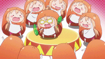 干物妹小埋小埋可爱舞蹈搞笑日本动漫gif动图_动态图_表情包下载_soo