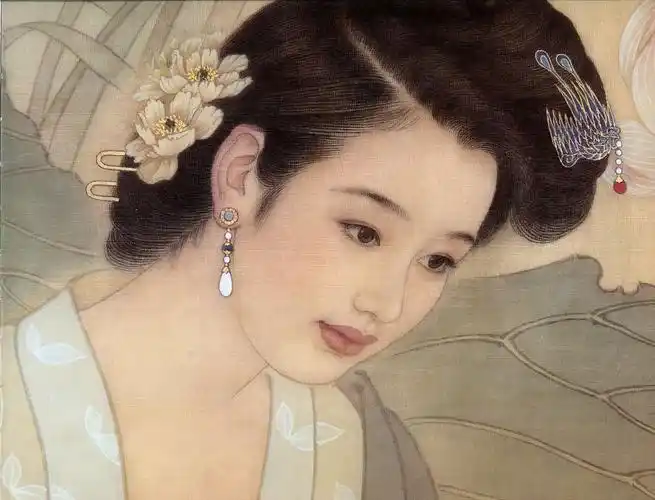 0042_高清王美芳国画工笔画作品jpg格式_仕女彩图042