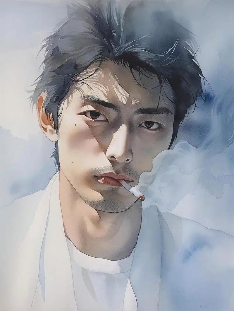 治愈系头像|抽烟的大叔 岁月沉淀,品质永恒. 成熟魅力,不言而喻.