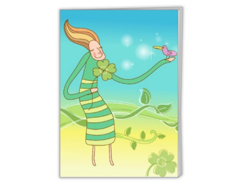 卡通精灵1-a4骑马钉画册