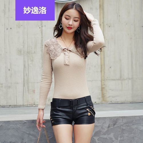 秋冬女装女外穿修身pu超短裤皮短裤温柔雪季穿搭光泽美腿裤女生冷天