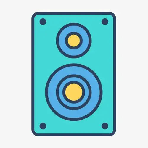 卡通绿色小音箱