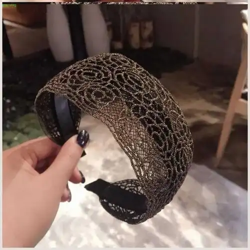 老人发箍女老年人发卡妈妈款优雅大气中年2020遮白发发箍宽边发l