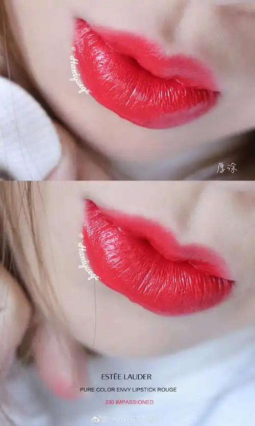 我爱红唇##月哥试色