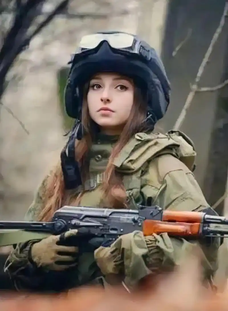 照片上美丽动人的乌克兰女兵,不幸为国捐躯.