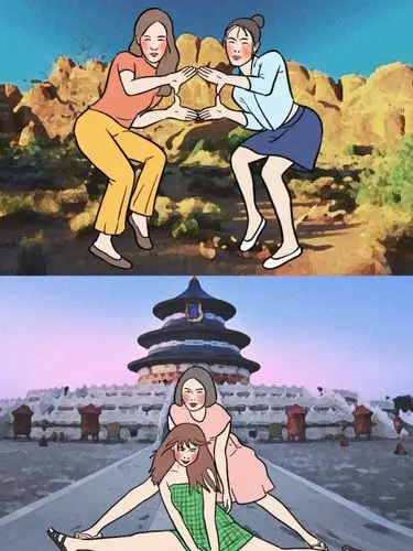 朋友之间奇怪的拍照姿势