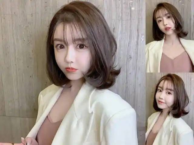 女生显脸瘦的短发发型设计_发型图片