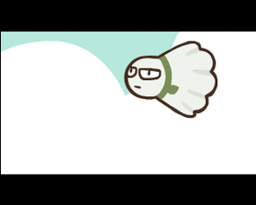 羽毛球的痛_羽毛球表情