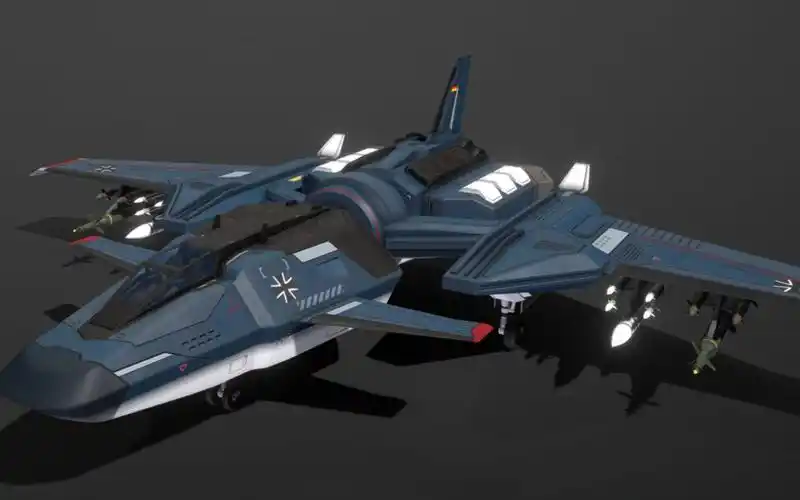 活动  3d次时代游戏建模!未来科幻战机模型零基础讲解