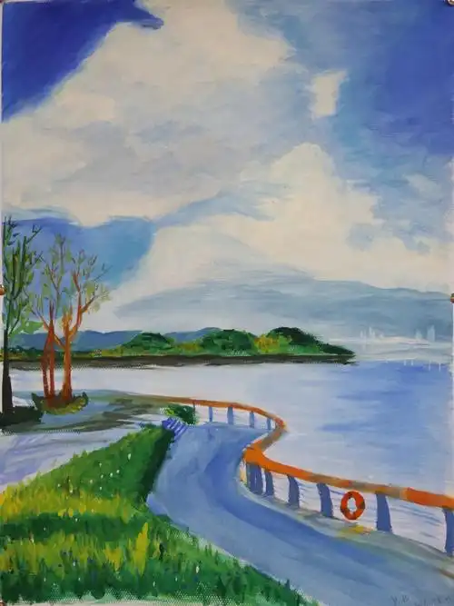 习作欣赏一组超美的风景画竟然是零基础的人画的