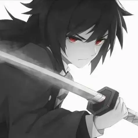 动漫头像男孩子拔刀剑头像心中有剑自成神