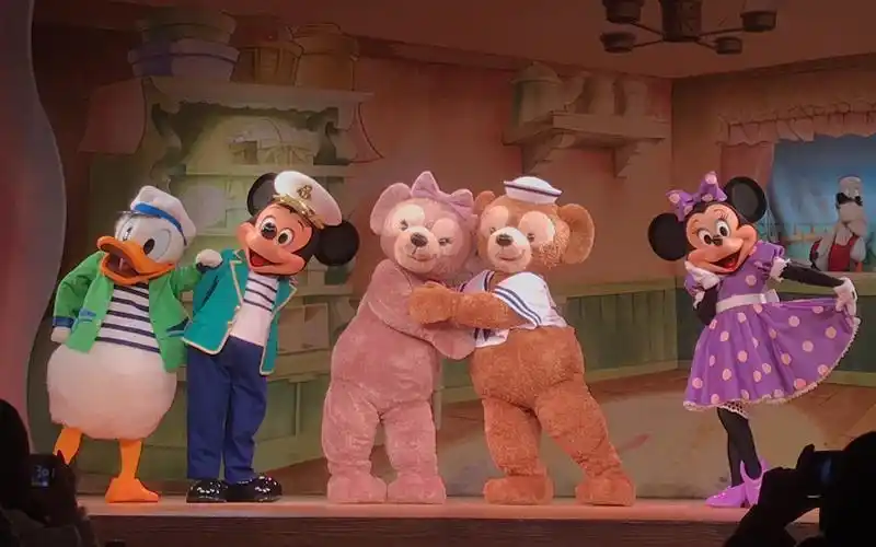 海洋迪士尼鳕鱼峡餐厅表演～duffy和他的朋友们