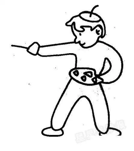 画一个小画家的简笔画