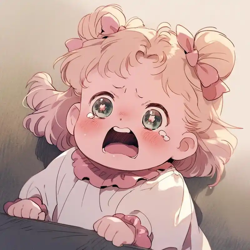 可爱头像|委屈的小哭包