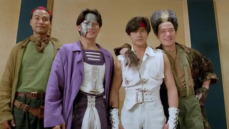 超级学校霸王郭富城刘德华张学友任达华对付郑伊健