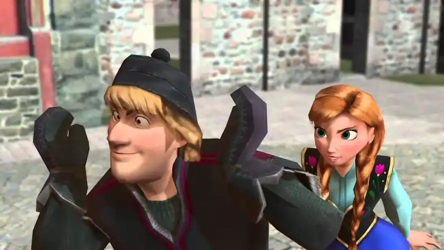 冰雪奇缘安娜公主和男朋友对歌你觉得谁唱的更好呢