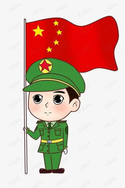 军人简笔画图片q版士兵简笔画教程军人素描简笔画可爱解放军的简笔画