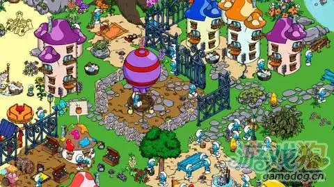 蓝精灵村庄新手试玩