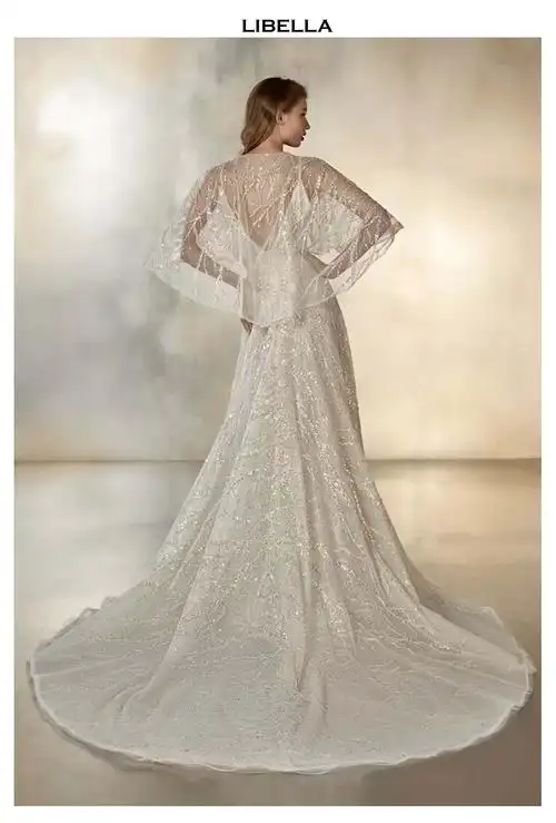 libella款式介绍|香槟色婚纱让你拥有高贵气质