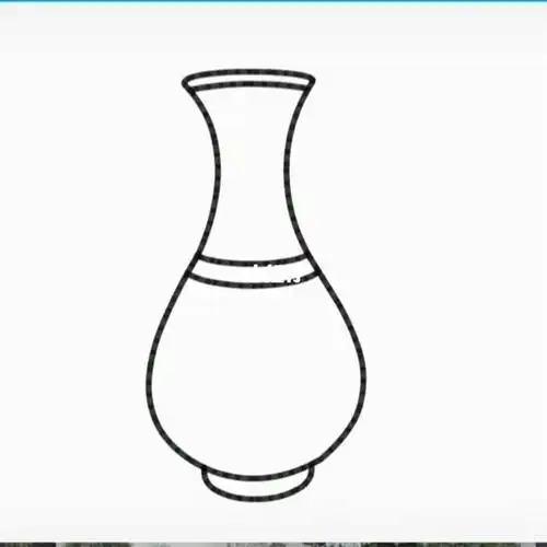 简笔画瓶子图片可爱小瓶子简笔画创意画儿童画简笔画漂亮的瓶子瓶子