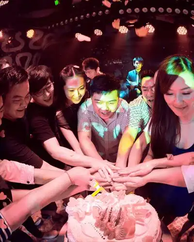 庆祝生日现场