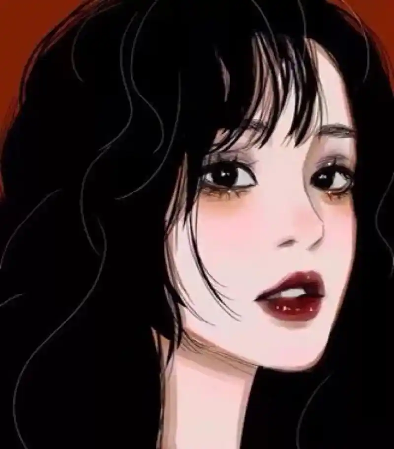 女生头像手绘卡通动漫人物