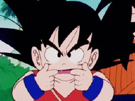 悟空做起了鬼脸,这表情倒是和路飞有几分相似呢,后面的背景貌似是小