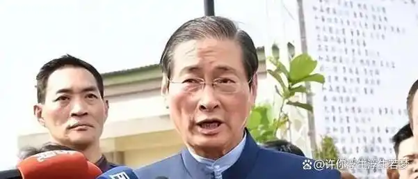 台湾社团大佬张安乐,扛国旗游行,唱"大中国"愿祖国统一