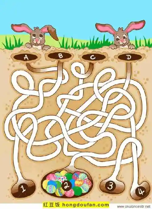 12张可打印卡通彩色迷宫游戏图片免费下载