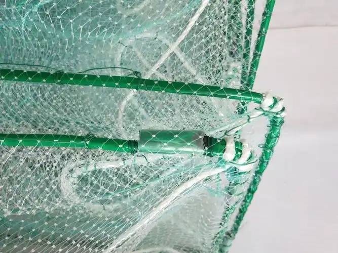 现货批发捕渔网捕鱼8.5m29节折叠虾笼抓鱼笼螃蟹笼海用捕虾长虾笼