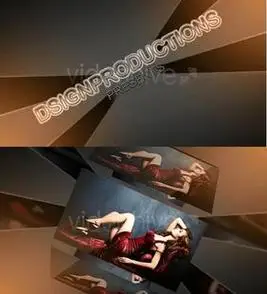 精致大气旋转镜面演艺模特个人风采自我介绍展示动画包装ae模板