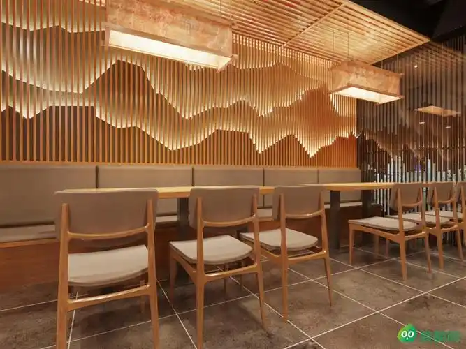 酒楼餐厅200㎡简约风格半包/基装淄博东北特色铁锅炖鸡设计装修公司