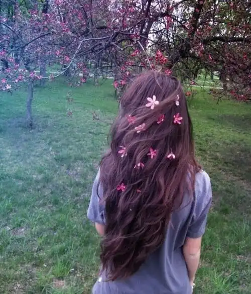 待我长发及腰 女神发型 背影杀手 挑染 渐变 接发 长发 卷发 美发