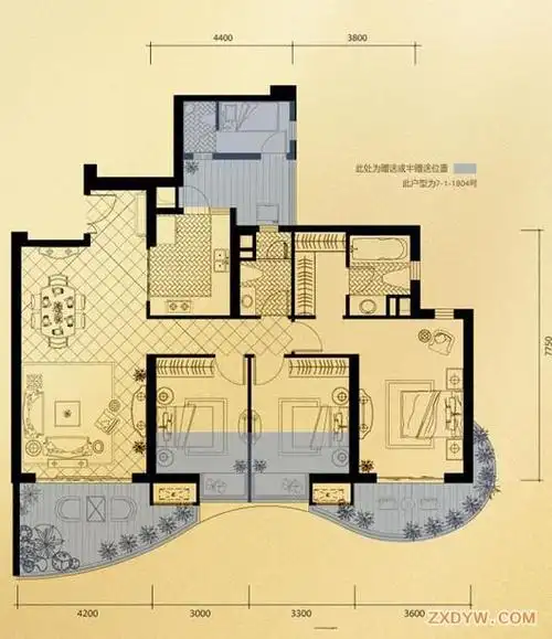 龙湖世纪峰景户型图