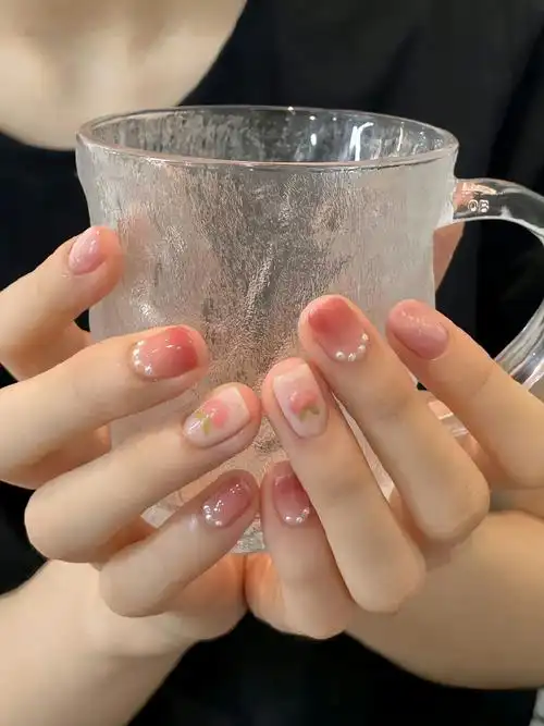 一些短款氛围感美甲 绝美44