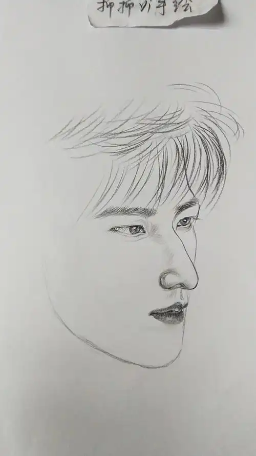 杨洋#局部至整体,正在画杨洋.