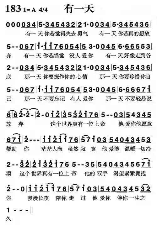 有一天) / 南窗听雨编辑相关歌谱:[简谱]有一天 爱一天[简谱]裙果