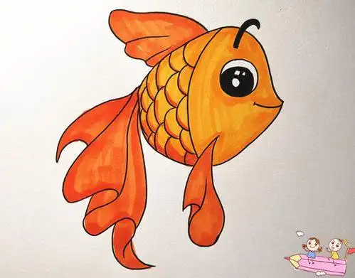 儿童画金鱼画法简笔画8张小鱼简笔画金鱼画法简笔画 金鱼画法简笔画