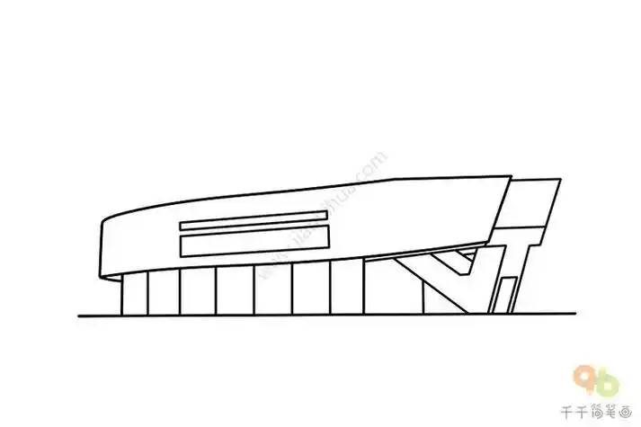 鄞州博物馆简笔画